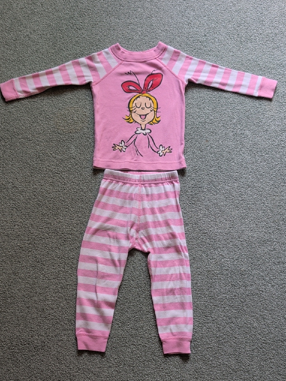 Hanna Andersson Dr. Seuss Grinch HannaJams Girls Pajama Set